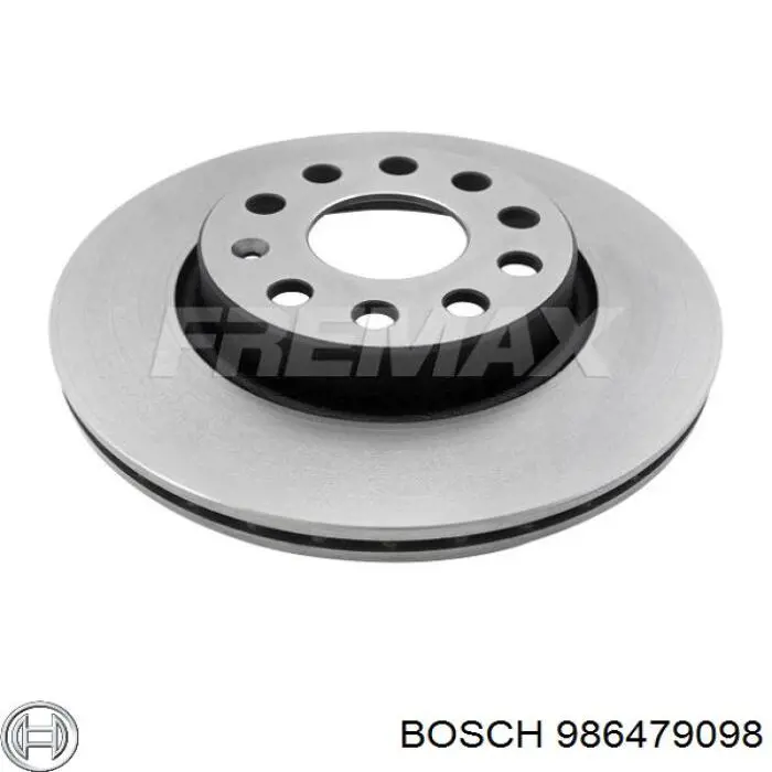 Comprar 986479098 Bosch Freno de disco delantero