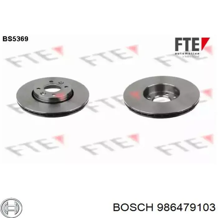986479103 Bosch Discos