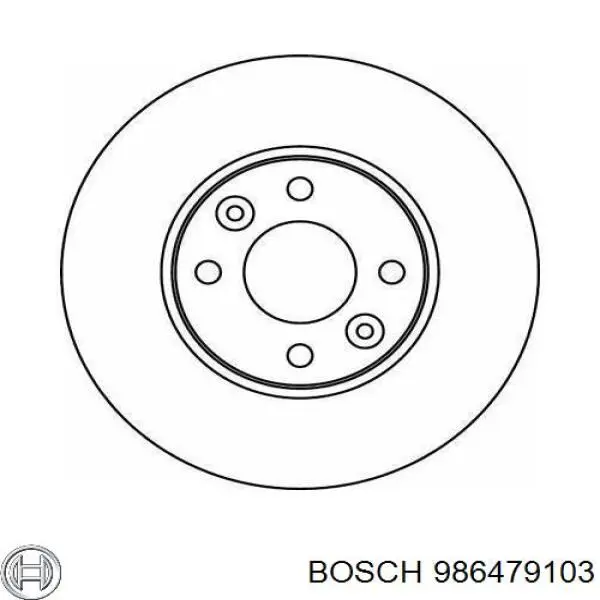 Comprar 986479103 Bosch Freno de disco delantero