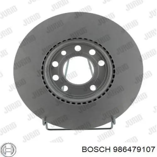 986479107 Bosch disco de freno delantero