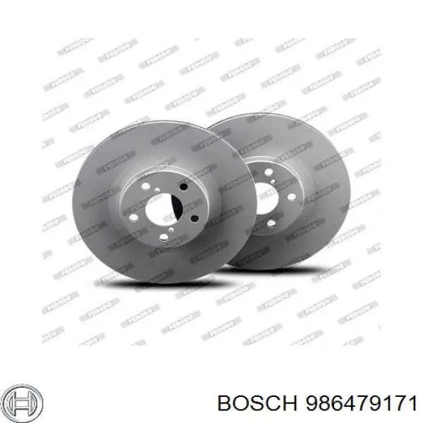 Freno de disco delantero Volvo V40 525, 526