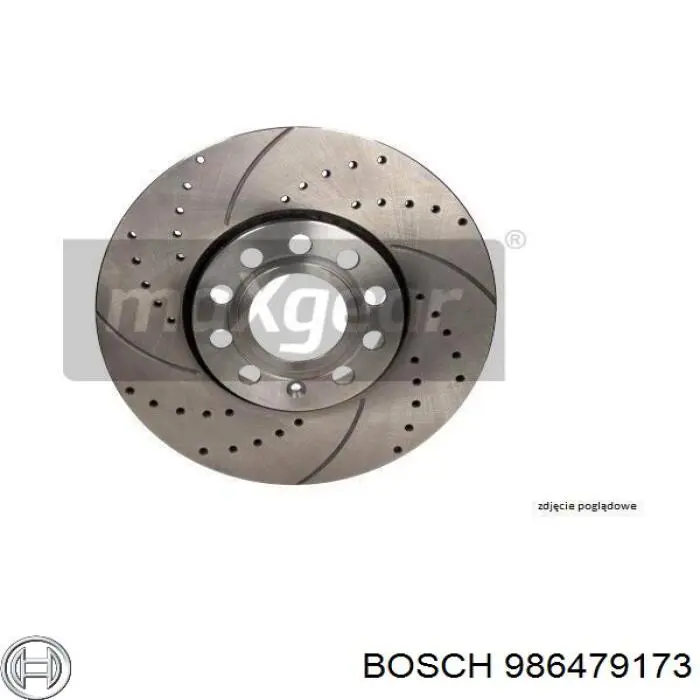 Disco de freno 986479173 Bosch