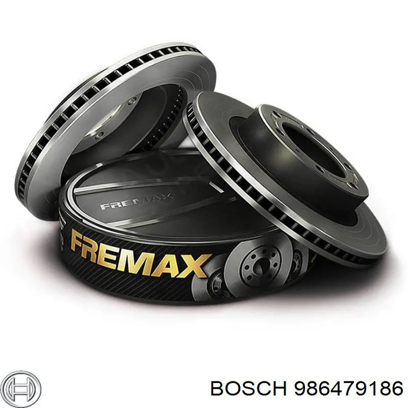 986479186 Bosch freno de disco delantero