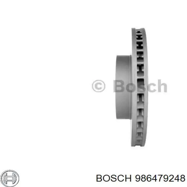986479248 Bosch disco de freno delantero