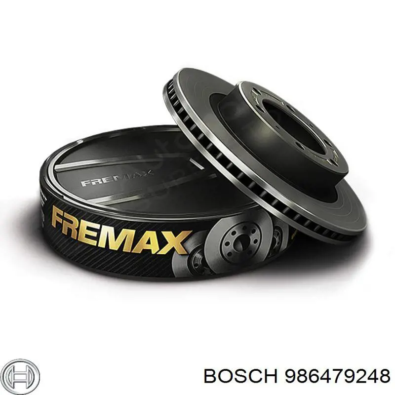 Disco de freno 986479248 Bosch
