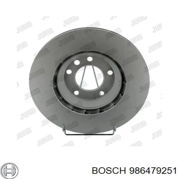 986479251 Bosch disco de freno delantero