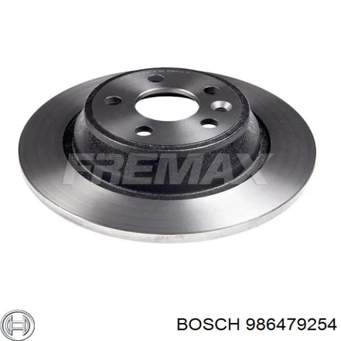 986479254 Bosch Freno de disco trasero