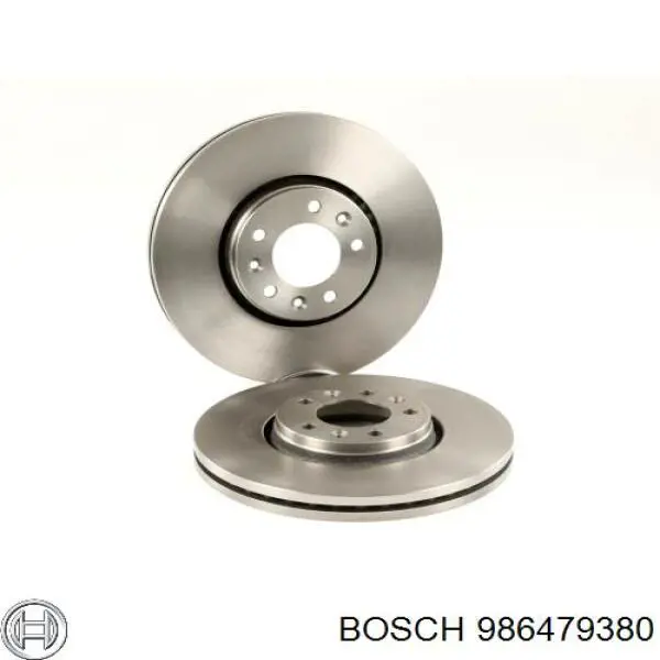 986479380 Bosch disco de freno delantero