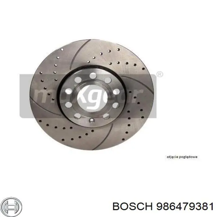 Comprar 986479381 Bosch Freno de disco delantero