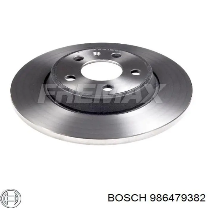 Disco de freno trasero Bosch 986479382 precio, desde 41,25 EUR