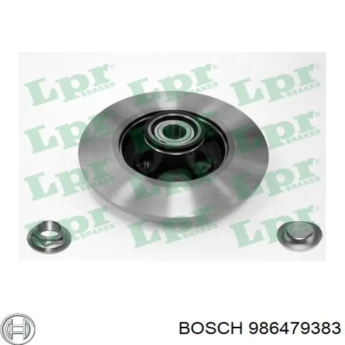 Comprar 986479383 Bosch Disco de freno trasero