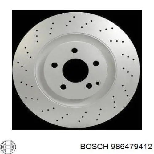 986479412 Bosch freno de disco delantero