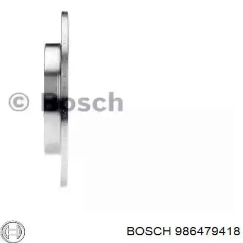 986479418 Bosch disco de freno trasero