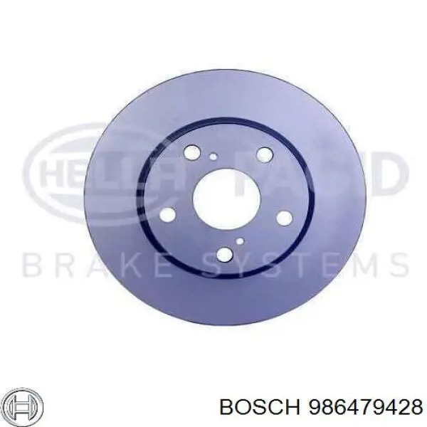 986479428 Bosch freno de disco delantero