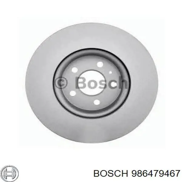 Disco de freno 986479467 Bosch