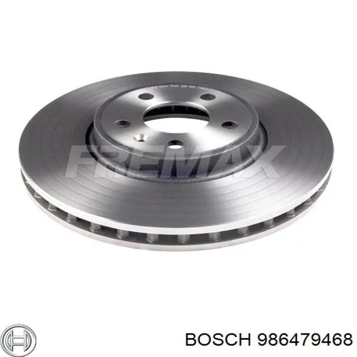 Disco de freno 986479468 Bosch