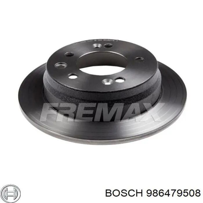 Comprar 986479508 Bosch Disco de freno trasero