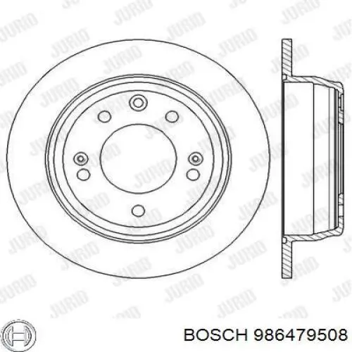 986479508 Bosch Freno de disco trasero