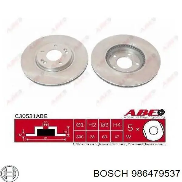 986479537 Bosch Discos