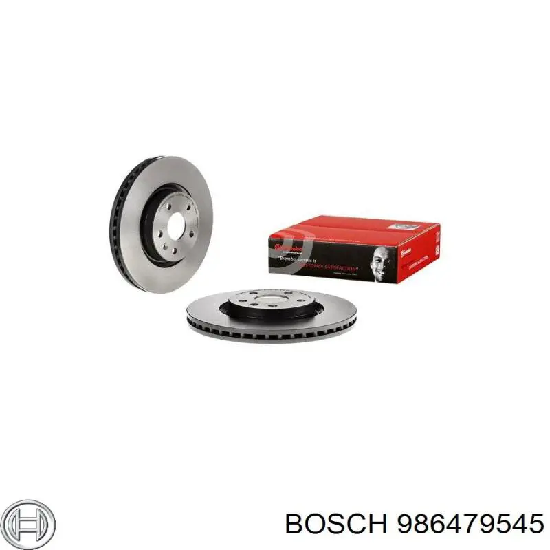 986479545 Bosch freno de disco delantero