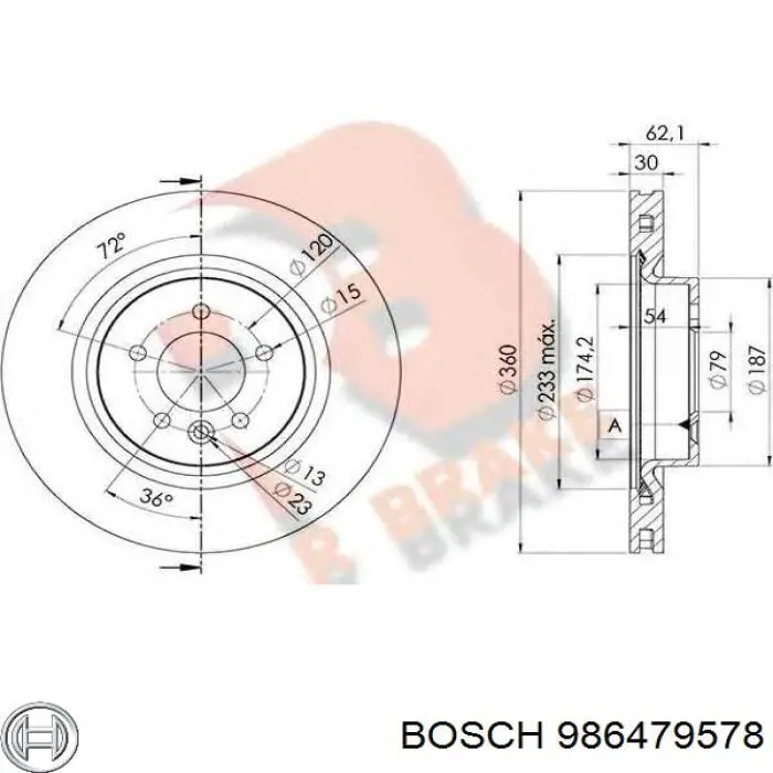 Frenos delanteros Bosch 986479578 precio, desde 76,61 EUR