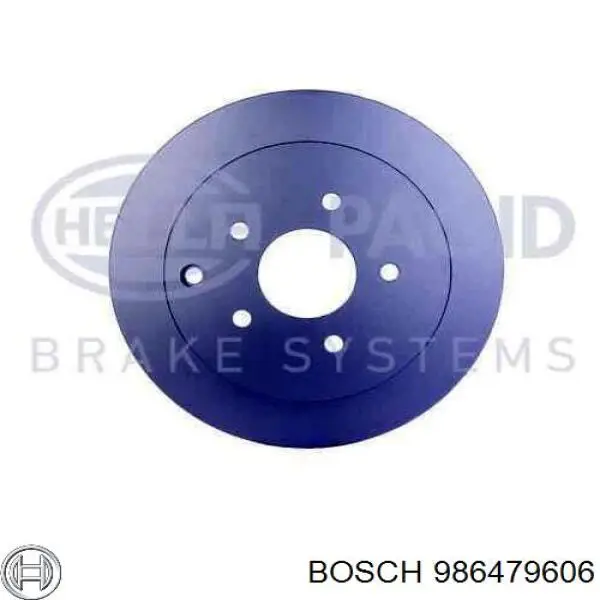 986479606 Bosch disco de freno trasero