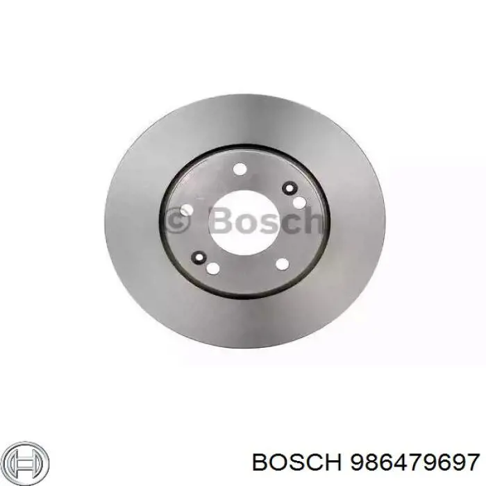 986479697 Bosch disco de freno trasero