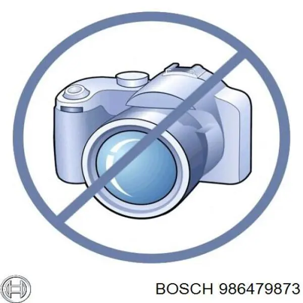 986479873 Bosch disco de freno trasero