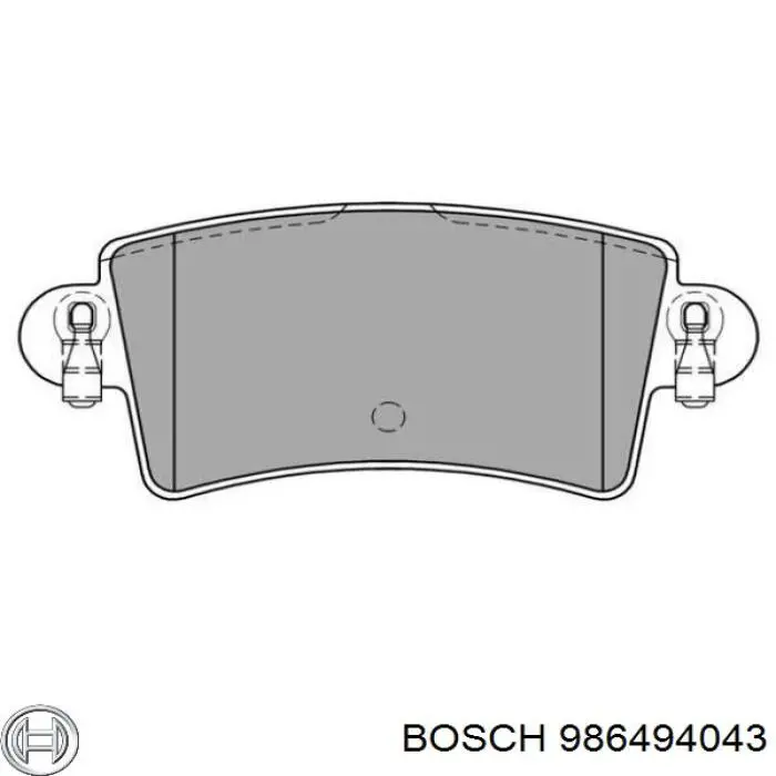 Pastillas traseras de freno Bosch 986494043 precio, desde 20,89 EUR