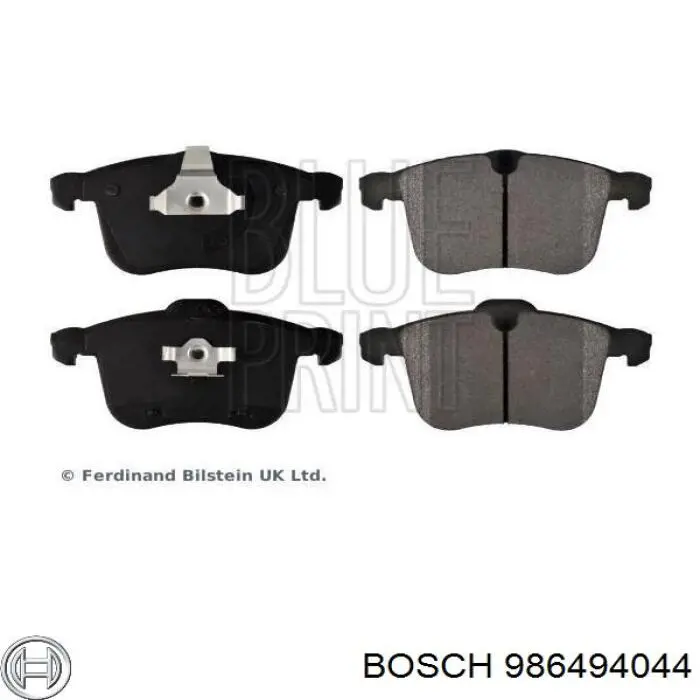 986494044 Bosch Pastillas delanteras