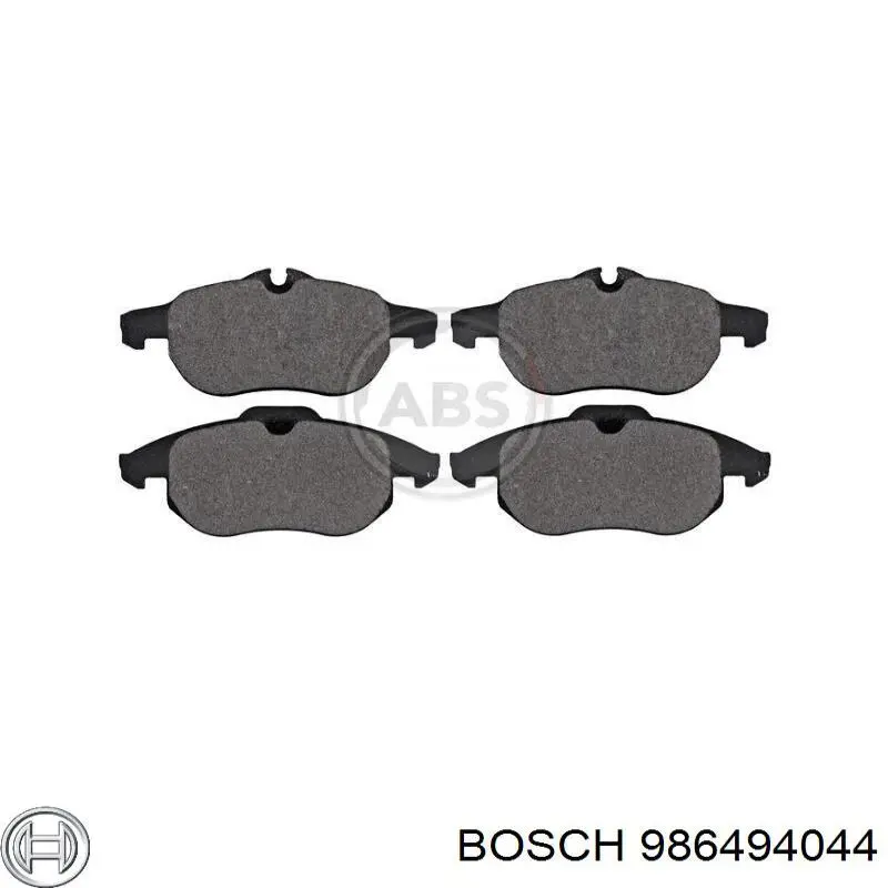 Comprar 986494044 Bosch Pastillas delanteras de freno