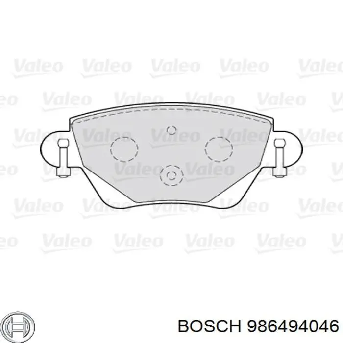 Comprar 986494046 Bosch Pastillas de freno traseras