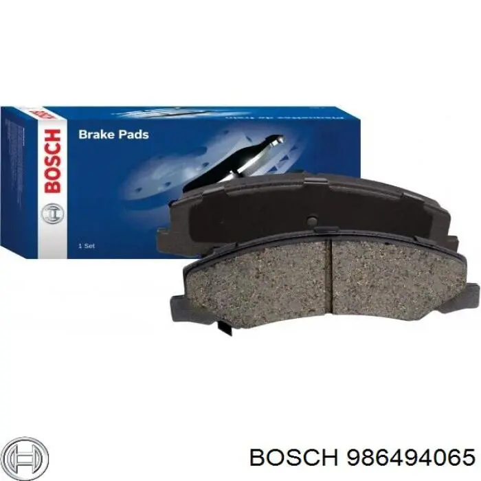 986494065 Bosch pastillas de freno delanteras