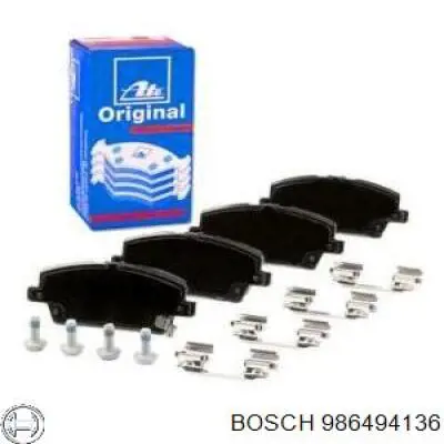 Comprar 986494136 Bosch Pastillas delanteras de freno