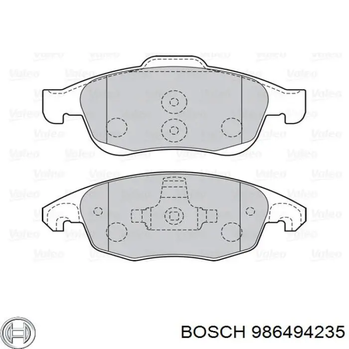 Pastillas de freno delanteras Citroen C4 UA