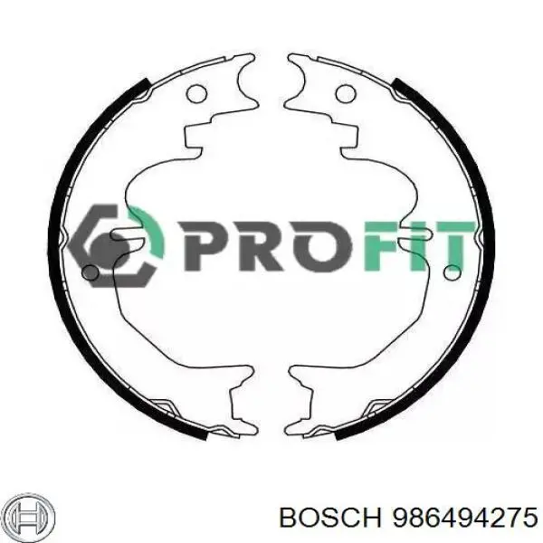 986494275 Bosch pastillas de freno delanteras