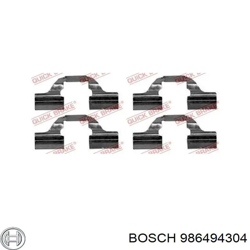 Pastillas traseras de freno Bosch 986494304 precio, desde 19,54 EUR
