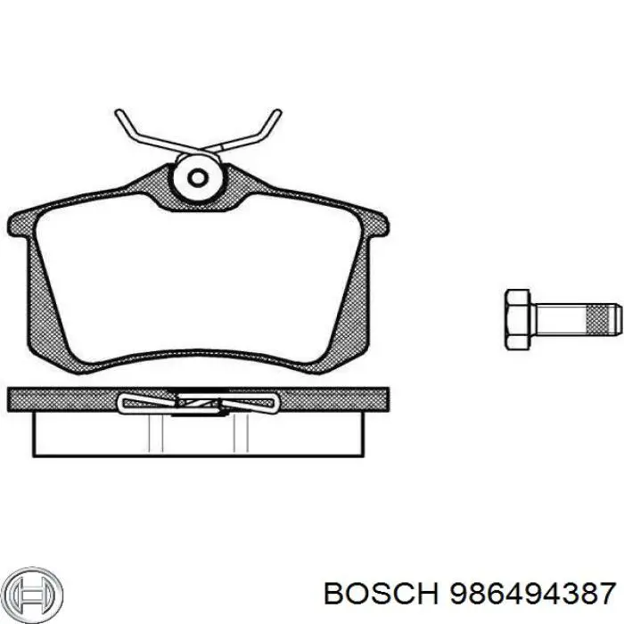 Pastillas de freno traseras Renault Scenic 1 JA0, JA1, FA0