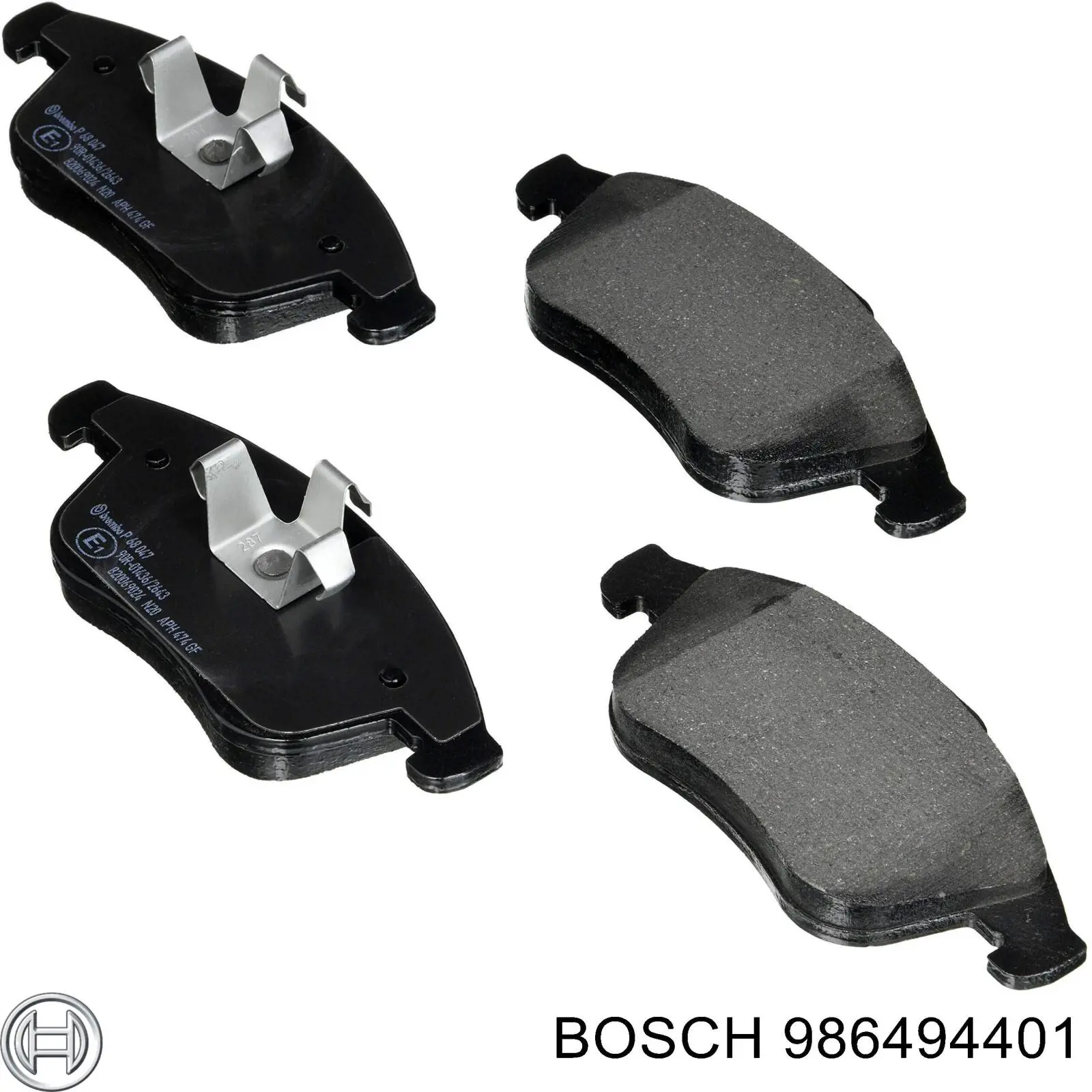 986494401 Bosch pastillas de freno delanteras