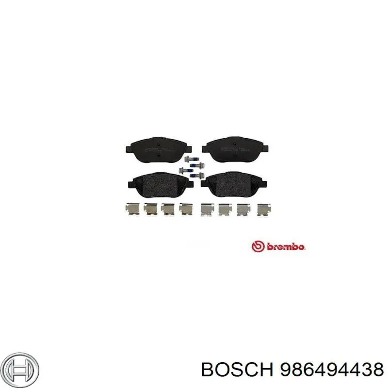 Pastillas freno delanteras Bosch 986494438 precio, desde 29,61 EUR
