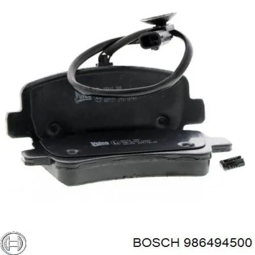 Comprar 986494500 Bosch Pastillas de freno traseras