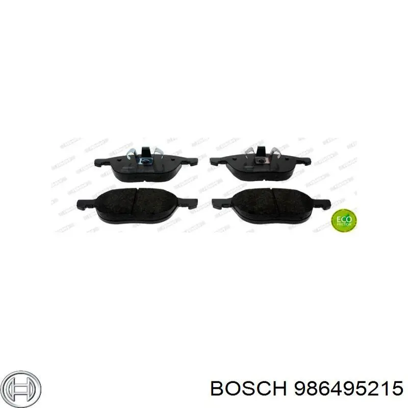 986495215 Bosch Pastillas delanteras
