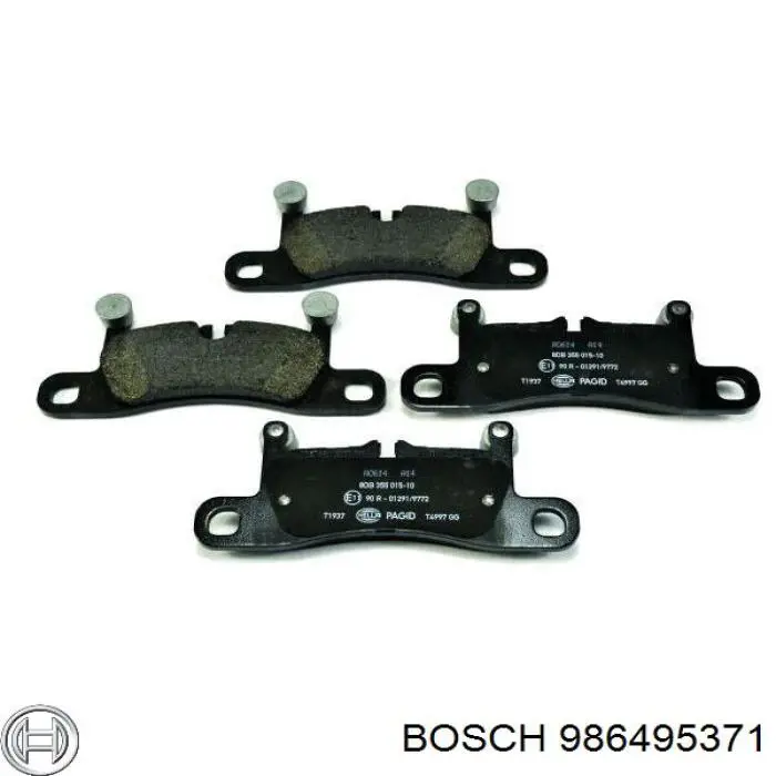 986495371 Bosch pastillas de freno traseras