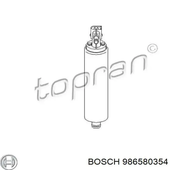 986580354 Bosch bomba de combustible principal