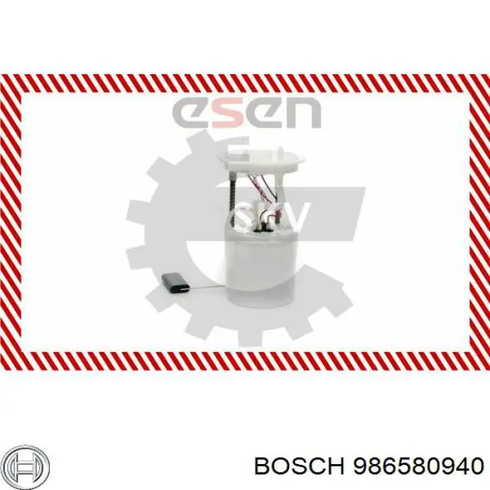 Comprar 986580940 Bosch Unidad de alimentación de combustible