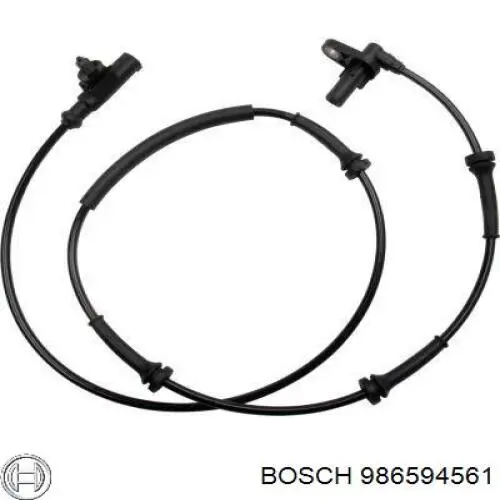 986594561 Bosch Sensor revoluciones de la rueda, trasero izquierdo