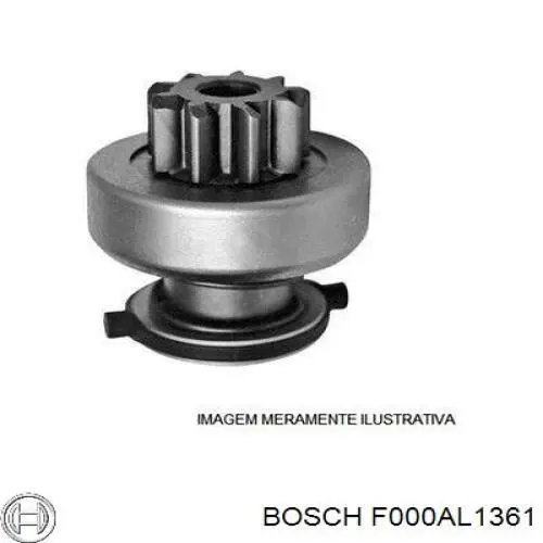 F000AL1361 Bosch motor de arranque