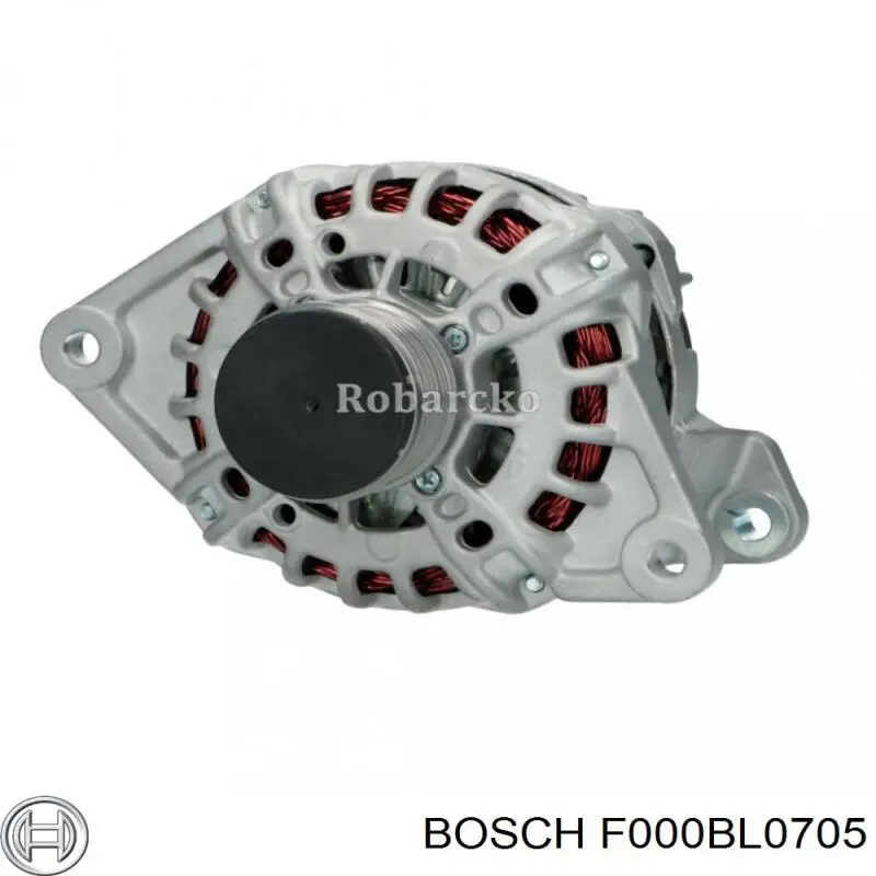 Alternador del motor Bosch F000BL0705 precio, desde 90,02 EUR