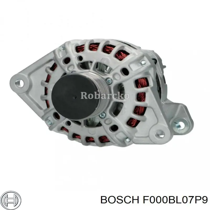 F000BL07P9 Bosch Alternador de coche