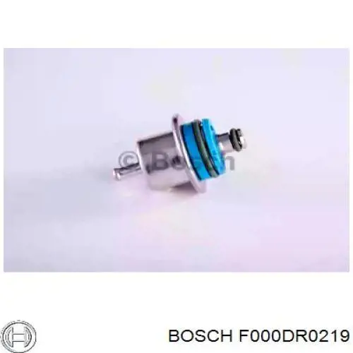 F000DR0219 Bosch regulador de presión de combustible, rampa de inyectores